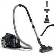Philips Powerpro Expert Bagless bezmaisa putekļsūcējs, Melns - Fc9747/09