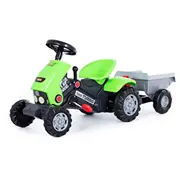 Polesie Traktors ar pedāļiem Turbo 2 puspiekabi 52742 4810344052742