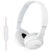 Sony Mdr-Zx110Apw.ce7 Headband/On-Ear, Microphone, White Mdrzx110Apw.ce7