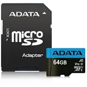 A-Data 64Gb Micro Sdxc  adapters Ausdx64Guicl10A1-Ra1