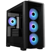 Asus A23 Plus Miditower Case, Black A23Plustg/Argbblack Tg/Argb