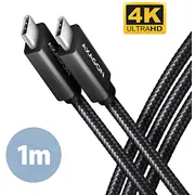 Axagon Usb Type C cable 1M, 100W, Black Bucm32-Cm10Ab