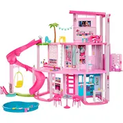 Barbie Dreamhouse, 75 vienības,Barbie leļļu māja 3 stāvos, ar baseinu Hmx10 0194735134267
