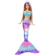 Barbie Dreamtopia Twinkle Lights Mermaid Doll Hdj36 mirdzošo gaismu nāriņa 0194735024353