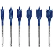 Bosch 6 Spalvurbju komplekts 14/16/18/20/22/24 mm 2608900332