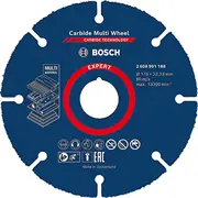 Bosch Cietmetāla disks 115 x 1 22,23 mm 2608901188
