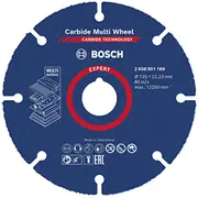 Bosch Cietmetāla disks 125 x 1 22,23 mm 2608901189