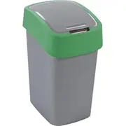 Curver Atkritumu spainis Flip Bin 25L sudraba/zaļš 0802171P80