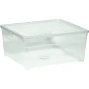Curver Kaste ar vāku Textile Box 18,5L 39,6X34,3X17,3Cm caurspīdīga 0803002001