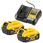 Dewalt Dcb1104P2-Qw Akumulatoru lādētājs  akumulatori 2X5Ah Dcb1104Dcb184
