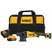 Dewalt Dcm848P2-Qw Pulēšanas mašīna 18V, 125Mm ar 2X5.0Ah akumulatoriem