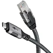 Goobay 70696 Usb-A 3.1 to Rj45 Ethernet Cable, 1M