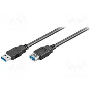 Goobay Usb 3.0 Superspeed Extension Cable, Black 95726