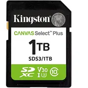 Kingston Canvas Select Plus 1Tb Class 10, Uhs-I, U1/U3, Video 10/30 Sds3/1Tb