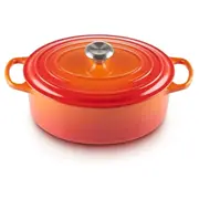 Le Creuset Čuguna katls ovāls 27Cm / 4,1L oranžs 02726179
