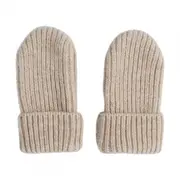 Lodger Mittens Folklore Merino vilnas bērnu cimdiņi, Beige, 0-12M - Mtm 6300-12