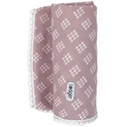 Lodger Swaddle Tribe Muslin kokvilnas autiņš, 120X120 cm, Rose - Swt 107