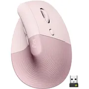 Logitech Lift Vertical Mouse, Wireless, Pink 910-006478