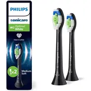 Philips Hx6062/88 Sonicare Optimal White birstes uzgaļi 2Gab., melns