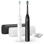 Philips Hx7109/01 5300 Sonic elektriskās zobu birstes, 2 gab., balta un melna