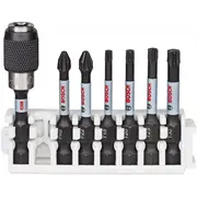 Bosch 7 daļīgs uzgaļu komplekts L50Mm, Impact Control 2608522327