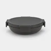 Brabantia Make  Take pusdienu bļoda, 1L, dark grey - 206009