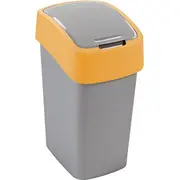 Curver Atkritumu spainis Flip Bin 10L sudraba/dzeltens 0802170535