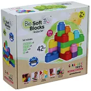 Gerardos Toys mīksto klucīšu komplekts, 42 gab.GT3105 Gt3105
