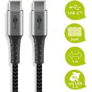 Goobay Usb-C male - 1M cable 49302