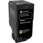 Lexmark Laser Tonner Cartridge Yellow 74C2Sye