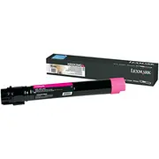 Lexmark X950X2Mg Cartridge, Magenta, 22000 pages