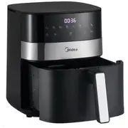 Midea Mf-Cn65E Air fryer digital, 6.5L, Black