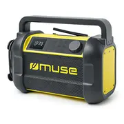 Muse M-928 Bty Jobsite Radio speaker, Black/Yellow