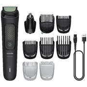 Philips Multigroom series 3000 trimmeris 9-In-1, melns ar zaļu /Mg3945/15 Mg3945/15