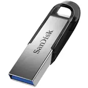 Sandisk Ultra Flair Flash Drive 64 Gb, Usb 3.0, Black/Silver Sdcz73-064G-G46