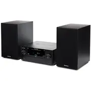 Aiwa Msbtu-550 mikro mūzikas sistēma ar Bluetooth, melna
