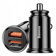Baseus Circular Car Charger 2Xusb  Qc3.0 5A 30W Ccall-Yd01