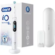 Braun Series iO8 el.zobu birste, White Alabaster - iOM8.1A1.1BD Iom8.1A1.1Bd