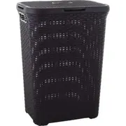Curver Veļas kaste Natural Style 40L tumši brūna 0800709210