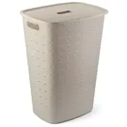Curver Veļas kaste Softex 56L 42X31,6X60Cm krīta balta 0800571Z67