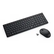 Dell Silent Keyboard and Mouse Km555, Wireless, Eng, Black 580-Bbvv