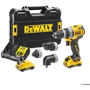 Dewalt Dcd703L2T-Qw Akumulatora skrūvgriezis Multi-Head 12V 2X3Ah Tstak