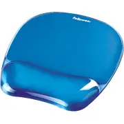 Fellowes Crystal Gel Mouse Pad Blue 9114120
