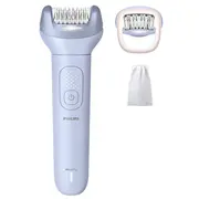 Philips 8000 sērijas epilators mitrai un sausai epilēšanai 3 piederumi, zils Bre708/00