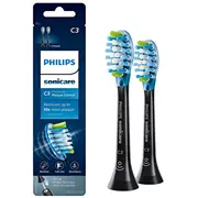 Philips Hx9042/88 Sonicare C3 Premium Plaque Defence zobu birstes uzgalis 2Gab melns