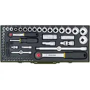 Proxxon Socket set 1/2  1/4, 56 pcs. 23040 23040Prox