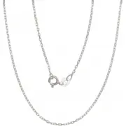 Sudraba ķēdīte Enkurs 1 mm, dimantu apstrādājums 2400084, Sudrabs 925, garums 55 cm, 2.4 gr 2400084