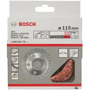Bosch Cietmetāla slīpripa d115 mm, rupja,slīpa 2608600178