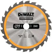 Dewalt Dt1956-Qz Zāģripa 250X30Mm 24T