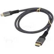 Goobay Displayport Cable, 4K  60Hz, 1M 65260